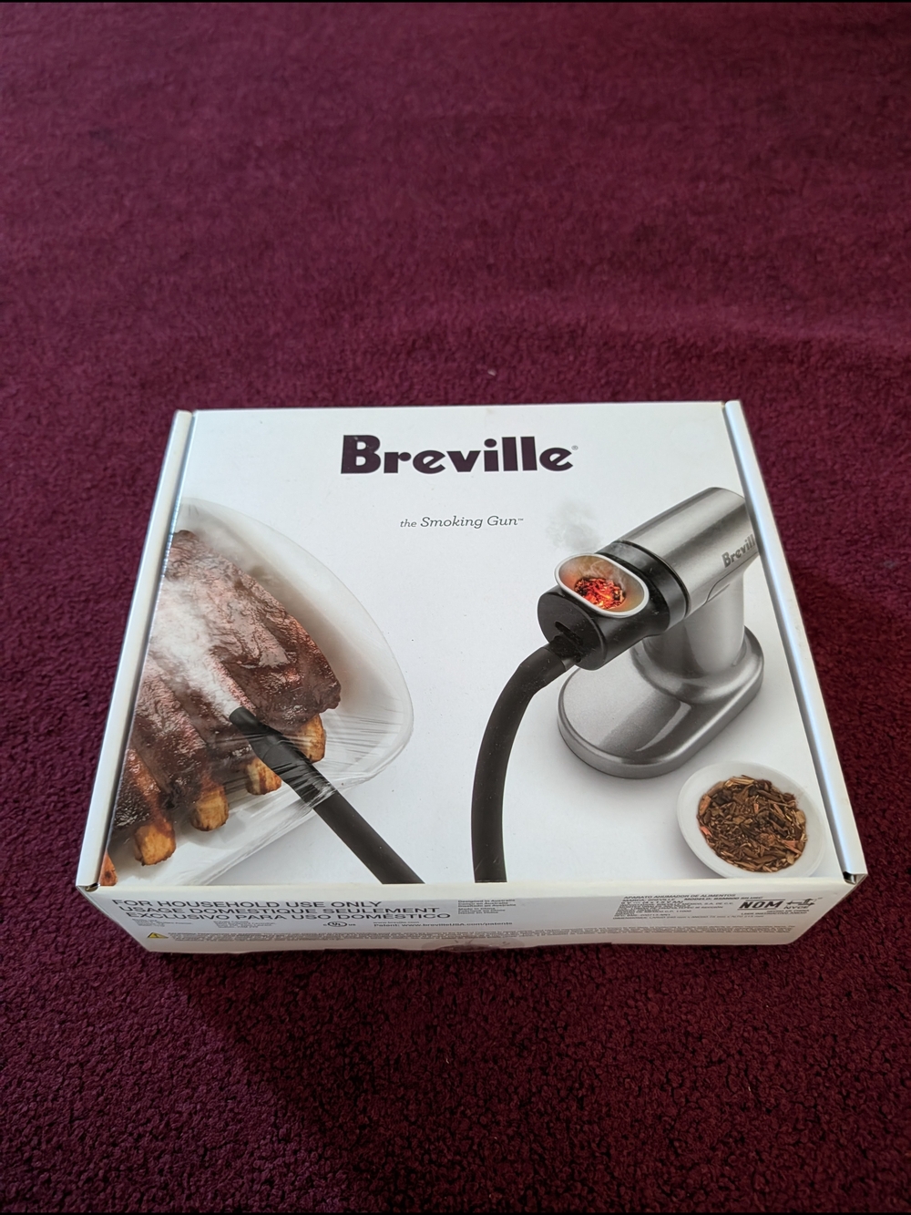 Breville The Smoking Gun Food Smoker - Silver & Black